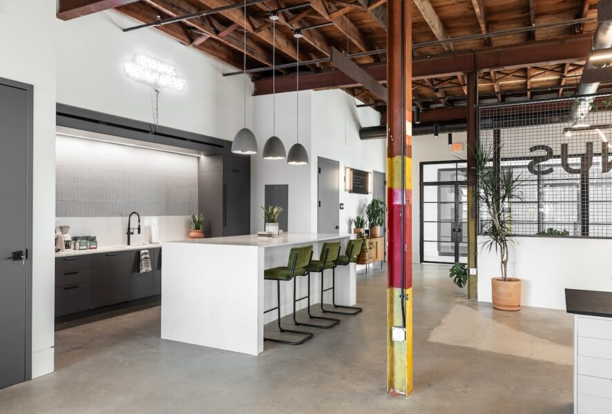 open kitchen in an apartment